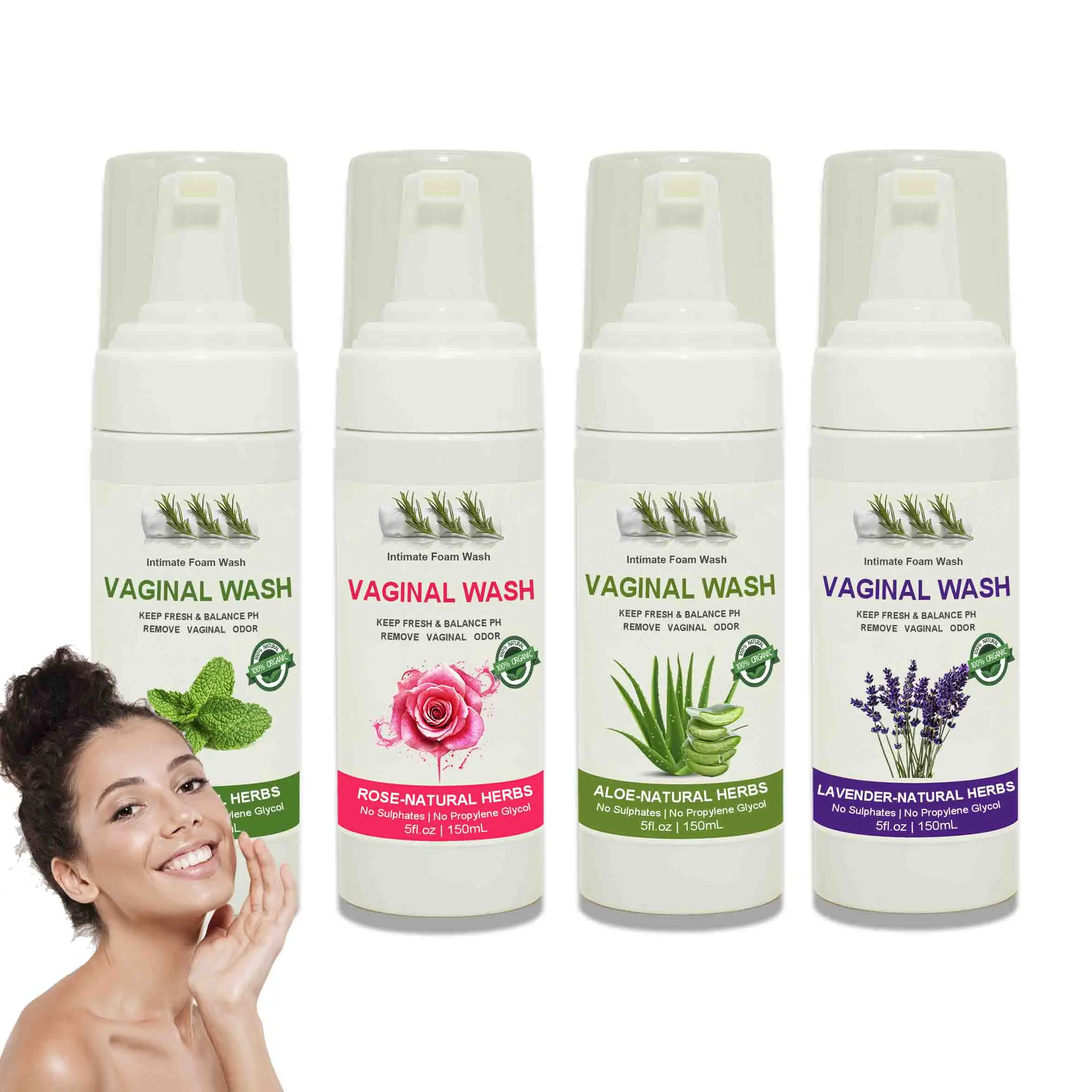 

PH Balance Vaginal Cleansing Wash Natural Feminine Wash Vaginal Yoni Foam Wash