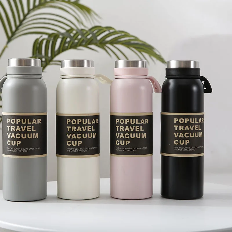 

New design wholesale tumblerairless pump bottle double wall stainless steel wine bottle, Customized color