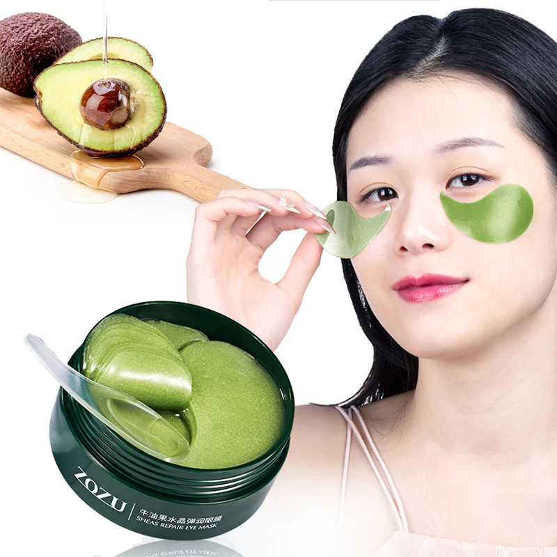 

Wholesale Eye Mask Collagen Eye Pads Green Seaweed Anti-Aging 24K Gold Gel Crystal Eye Mask Patches