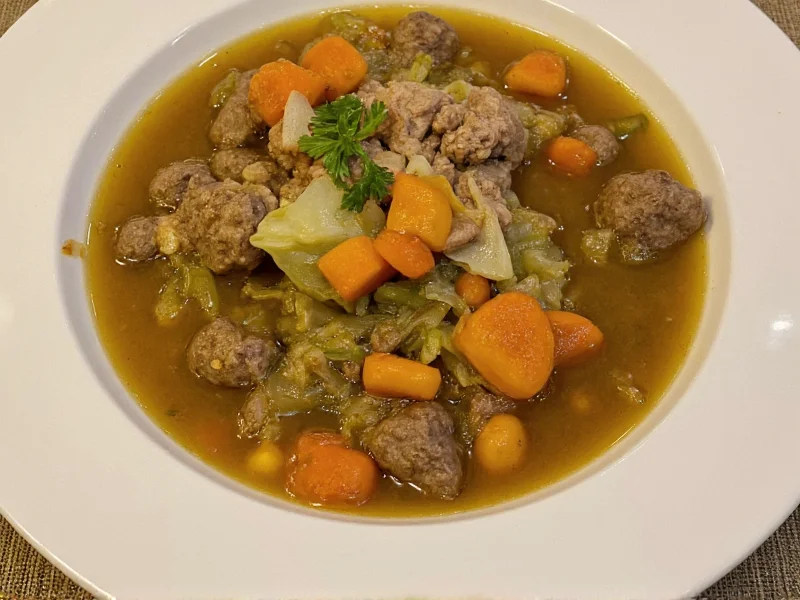 Cabbage and Ground Beef Soup Recipe: Complete Guide