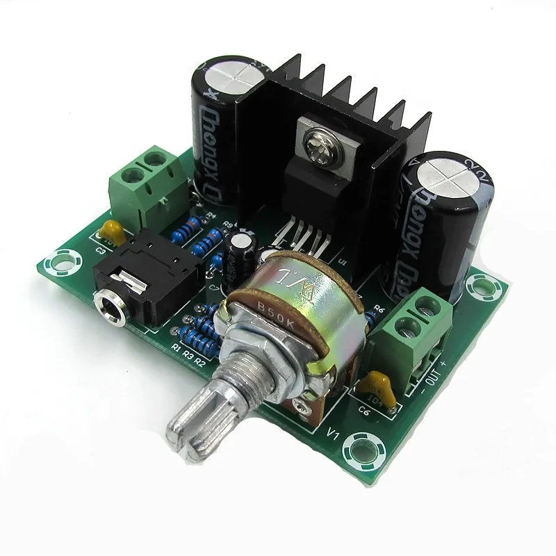 

XH-M551 Mono amplifier board TDA2030A audio amplifier board 18W amplifier board DC/AC12V