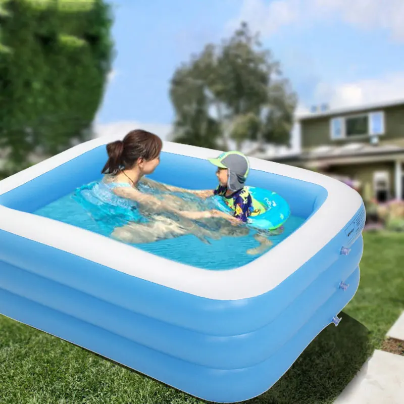 

1.5/1.8/2/2.6/3.05M Inflatable Swimming Pool Thickened PVC Family Inflatable Pool For Children Adults Outdoors Swimming Pool Set