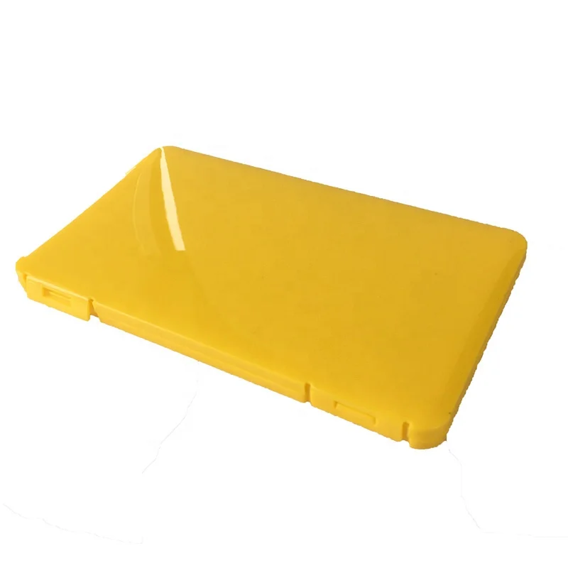 

Portable Flap Face Mouth Masked Plastic Storage Box Dustproof Case Colorful Face Mask Storage Box, Yellow