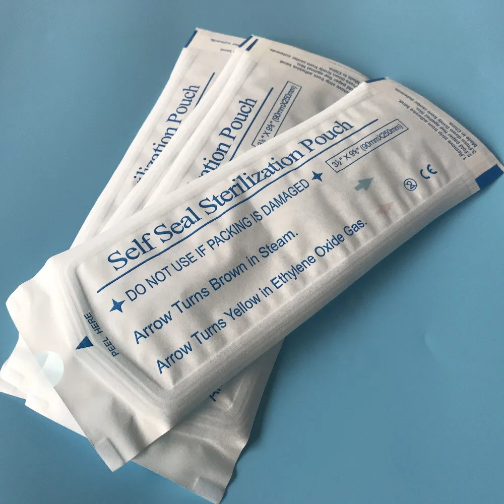 self sealing sterilization pouch sterile for nail or medical