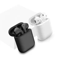 

2019 black pod for original airs ear pod 2 i10 i12 i20 i30 tws phone wireless earbuds with power bank airs buds pods