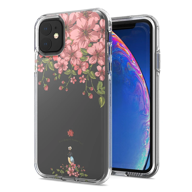 

custom phone accessories cell phone cover case for IPhone X XS MAX XR 11 pro max 12, Transparent & printed image