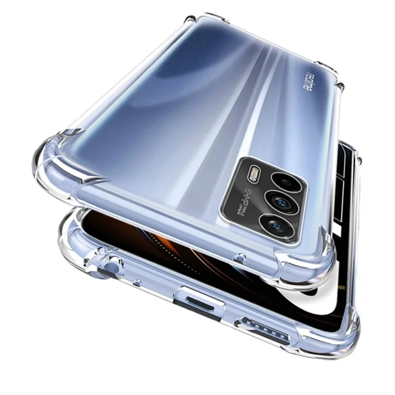 

Clear Phone Case For Realme GT X7 PRO V13 8 C21 C20 V15 C17 7 PRO C11 C15 Transparent Airbag Shockproof Back Cover