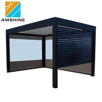 

Customized sizes sunshade protection waterproof electric aluminum pergola outdoor