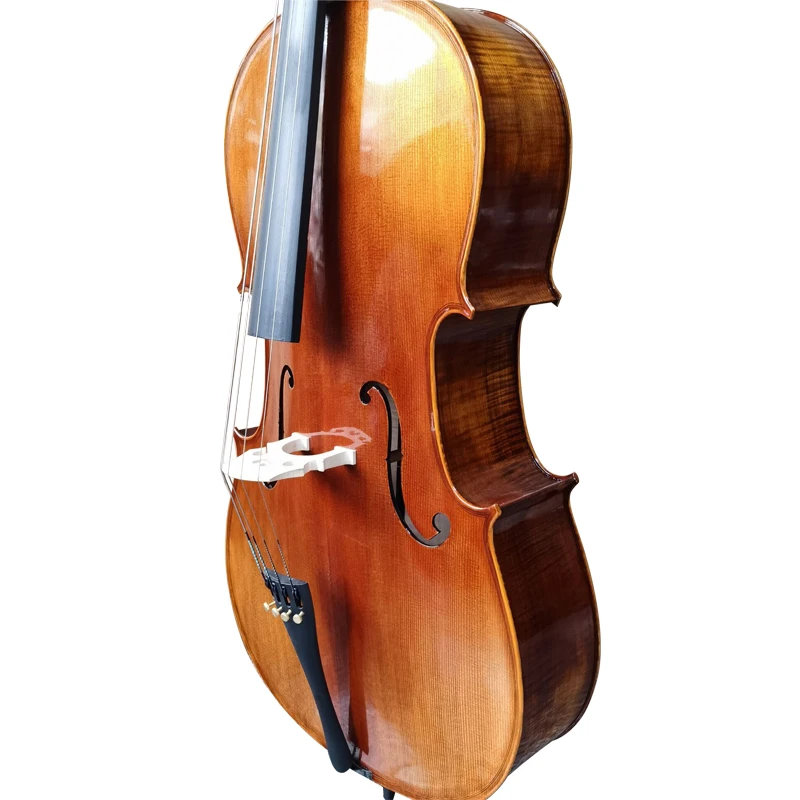 

Factory price best quality professional natural flamed handmade cello, Can be produced according to customer's requirement