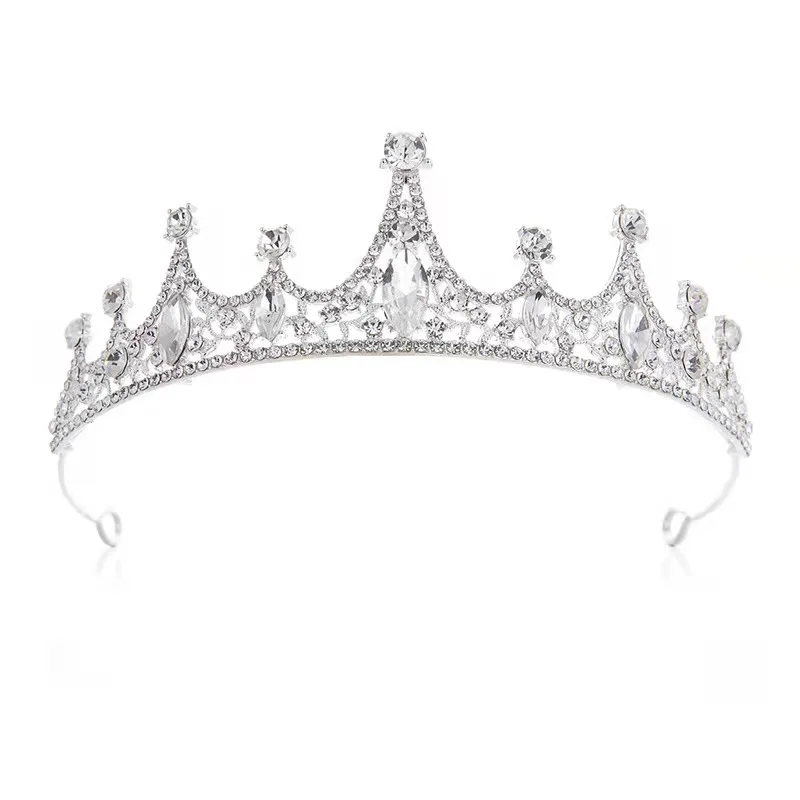 

Hot sale new adult wedding hair accessories princess crystal headdress fashion bridal crown