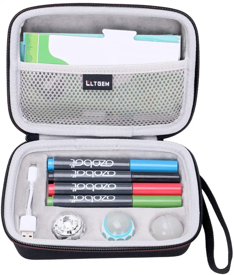 

Custom EVA Carrying Case for Evo App-Connected Coding Robot Ozobot Coding Robot Travel Case protective storage bag, Blue,black,red,or others
