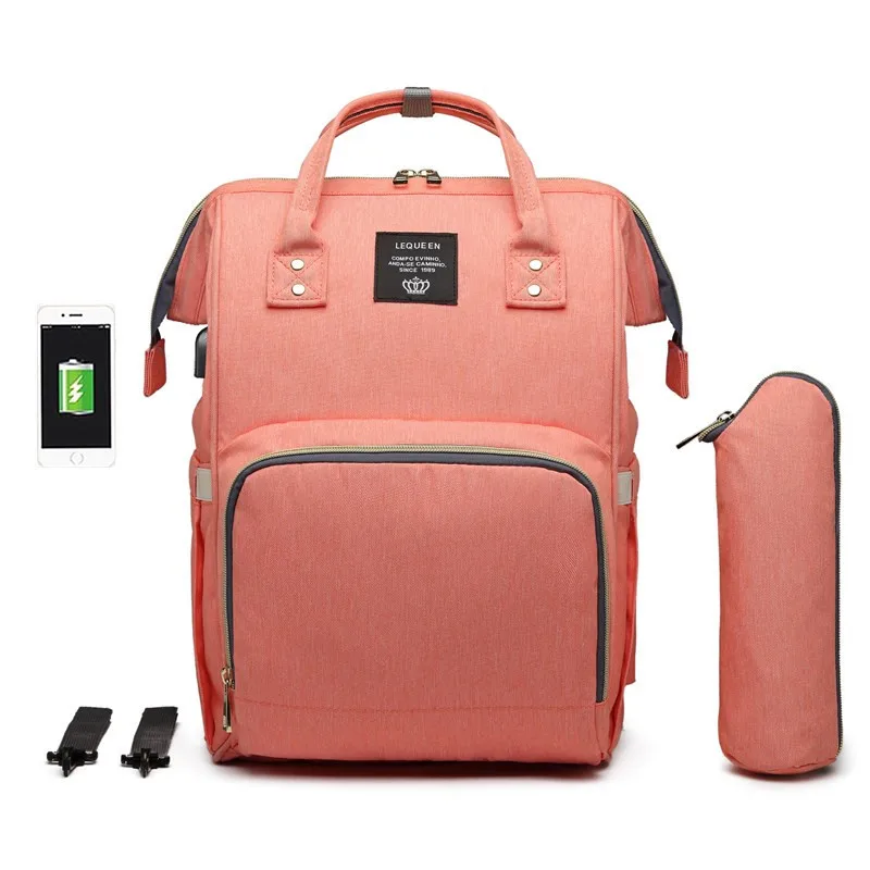 

OEM Factory custom Waterproof 5 in 1 diaper bag, Customized colors