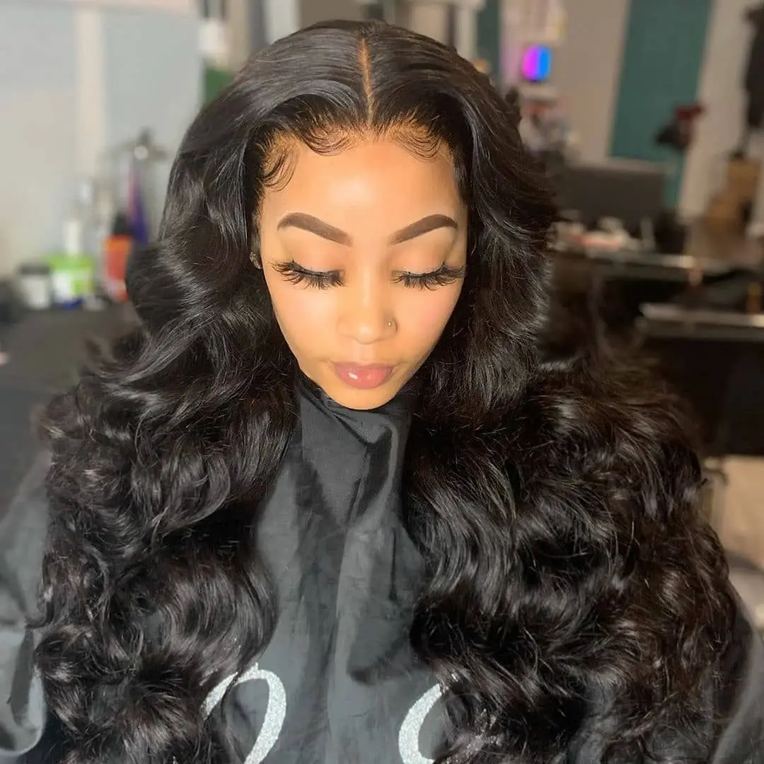 

Hair Vendor 5.5X6 Hd Transparent Swiss Lace Front Wigs,Glueless Brazilian Straight 100% Virgin Hd Long Wig Human Hair Lace Front