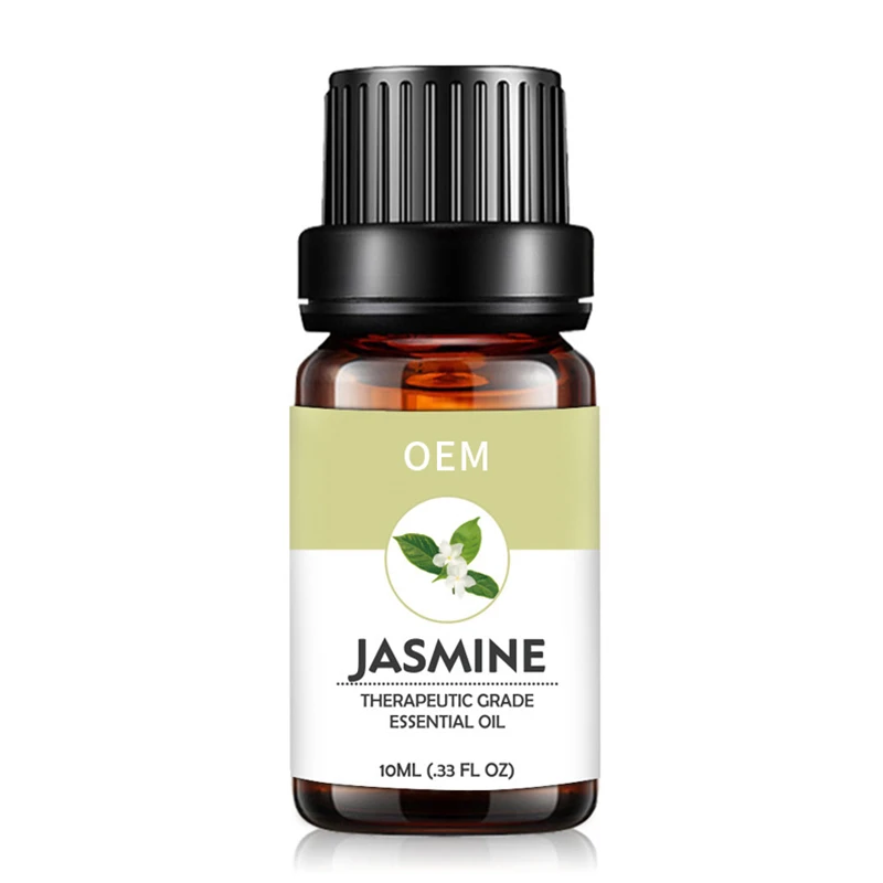 

Customize Private Label Body Care Spa Perfume Oil Body Shop Massage Oil 100% Organic Plant Extract Jasmine Essential Oil