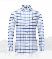 

wholesale 100% cotton no pocket long sleeve casual men oxford shirt