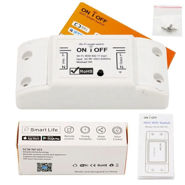 
Amazon Echo Google Home Voice Control smart WIFI Wireless circuit breaker, Tuya smart circuit Breakers for home life 