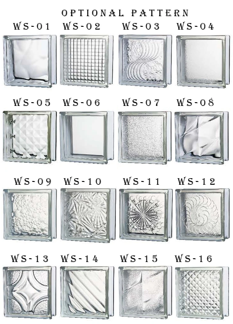 Factory Direct Glass Wall Brick Glass Blocks Wholesale Price Buy