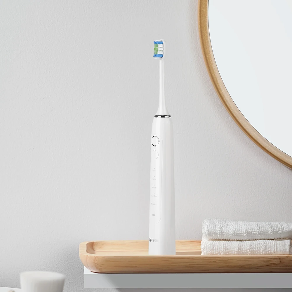 

Sonic Toothbrush Waterproof Wireless Charger Brush Tooth Whitening for Adults
