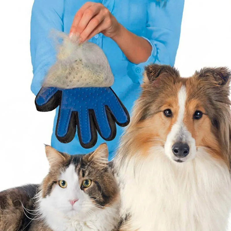 

Silicone Dog Pet Grooming Glove for Cats Brush Comb Deshedding Hair Gloves Dogs Bath Cat Cleaning Pets Supplies Dog Animal Combs, Customized color