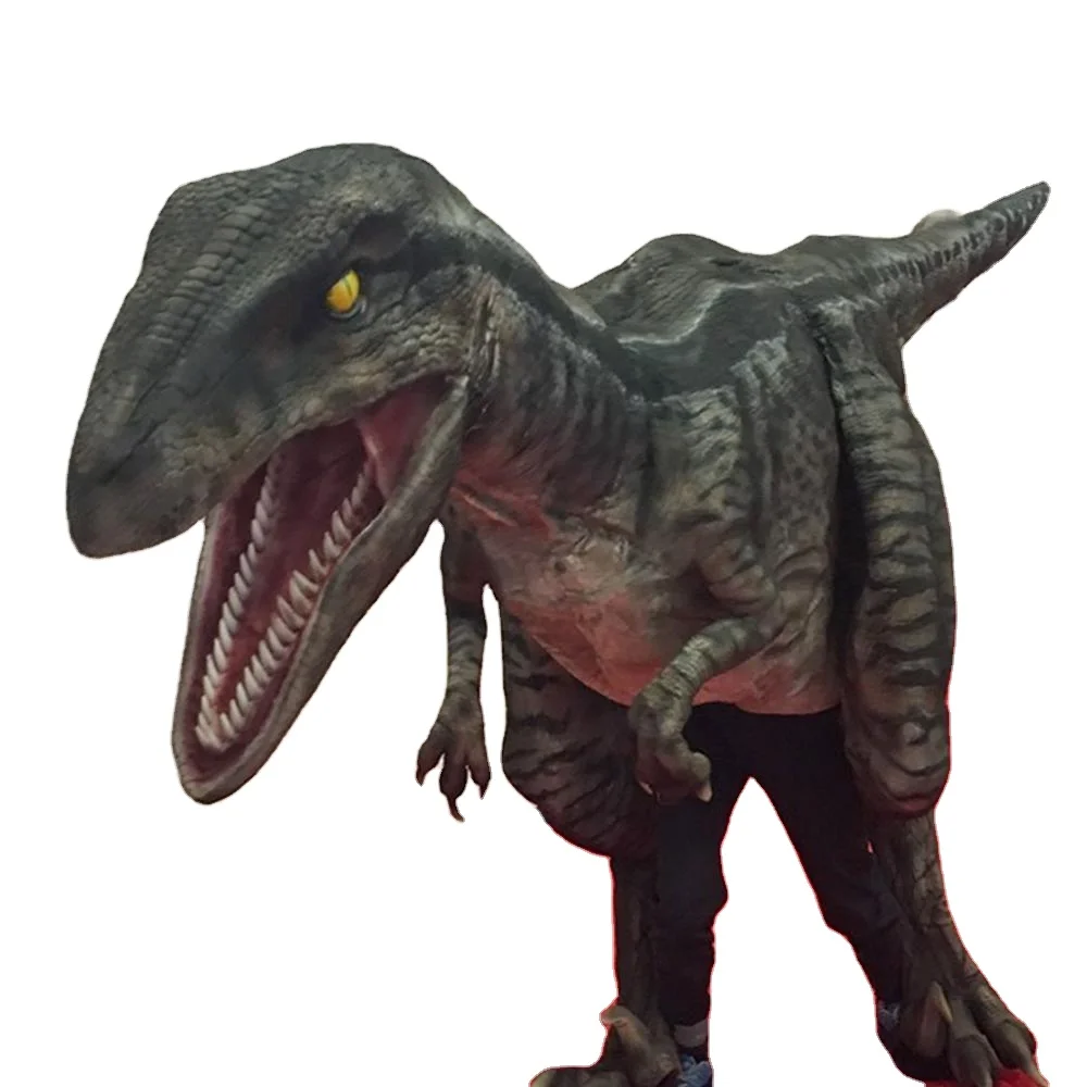 

Walking Dinosaur Costume Velociraptor realistic raptor costume, Any color is available