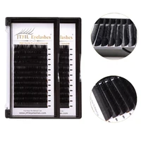 

2019 wholesale 20mm 21mm 25mm self fan 5d individual mink lashes new eyelash extensions supplies