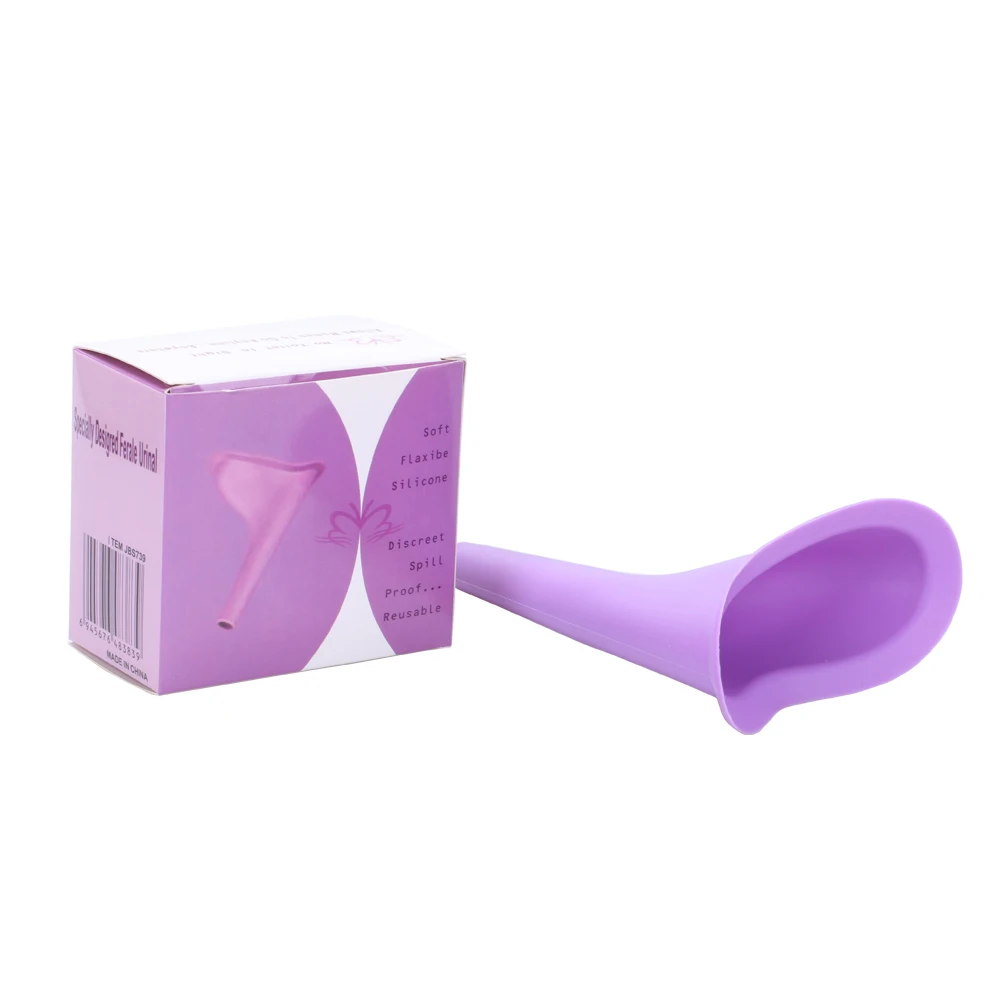 
Wholesale 100% Hygiene Feminine silicone portable female urinal 