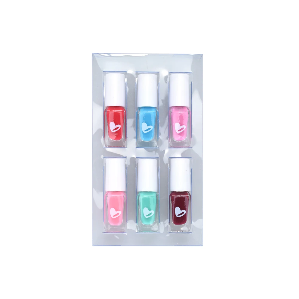 
OEM/ODM wholesale Selling 5*3.5ml High Quality Base Gel Nail Polish In Printed Glass Bottle Gift Sets 