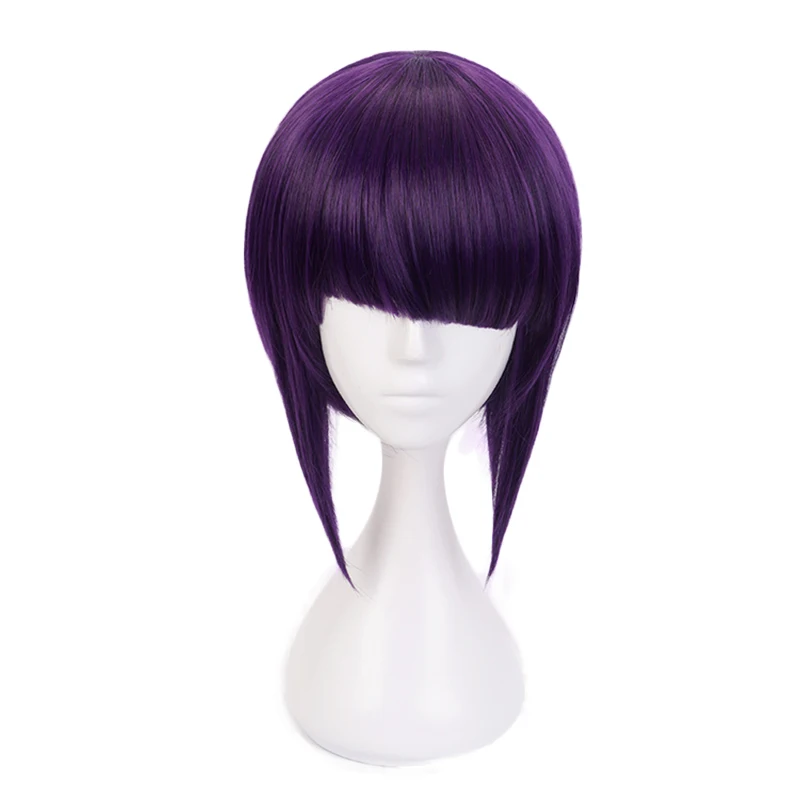 

Ecowalson My Hero Academia Kyoka Jiro Women Short Wig Cosplay Costume Boku no Hero Academia Heat Resistant Synthetic Hair Cospl, As shown