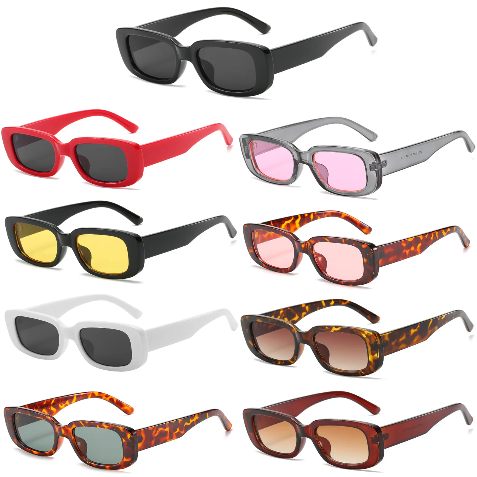 

Wholesale Cheap Sunglasses Prices Ladies Uv400 Custom Logo Rectangle Womens Sunglasses Trendy For Women, Custom colors