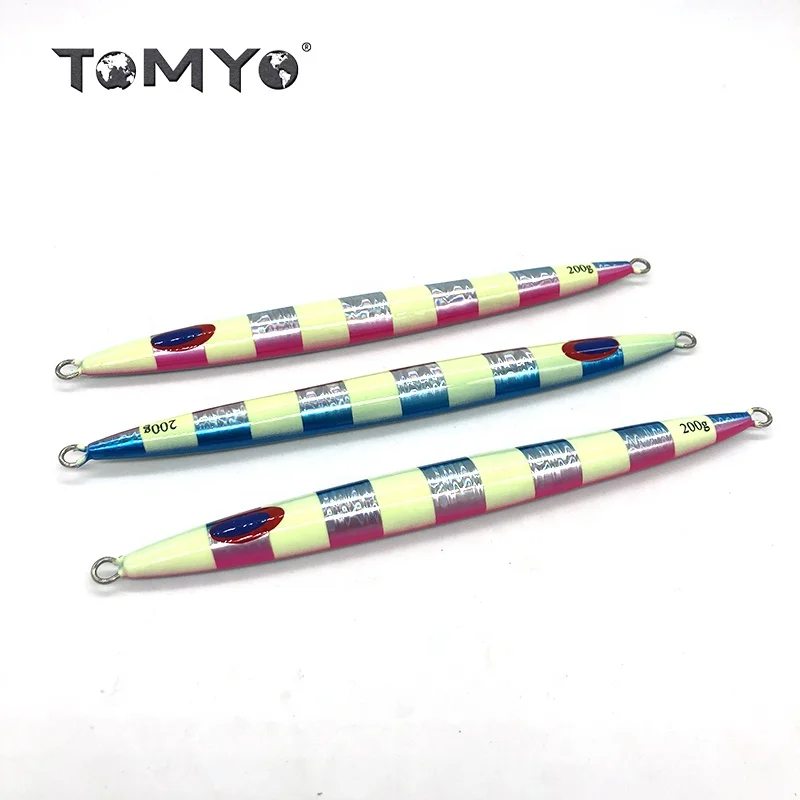 

ToMyo 300g 400g 500g 600g 800g 1000g Cetakan Speed Metal Jig Fishing Trolling Lure, 10 color options