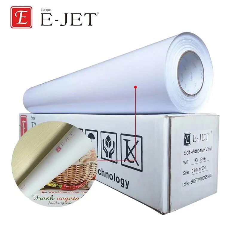 

Guangzhou 120g/140g/160g glossy matte self adhesive vinyl film for advertising printing