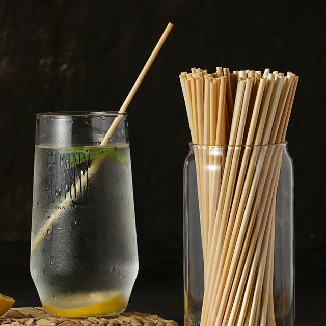 2020 100% 天然环保可生物降解一次性芦苇饮用水吸管标志