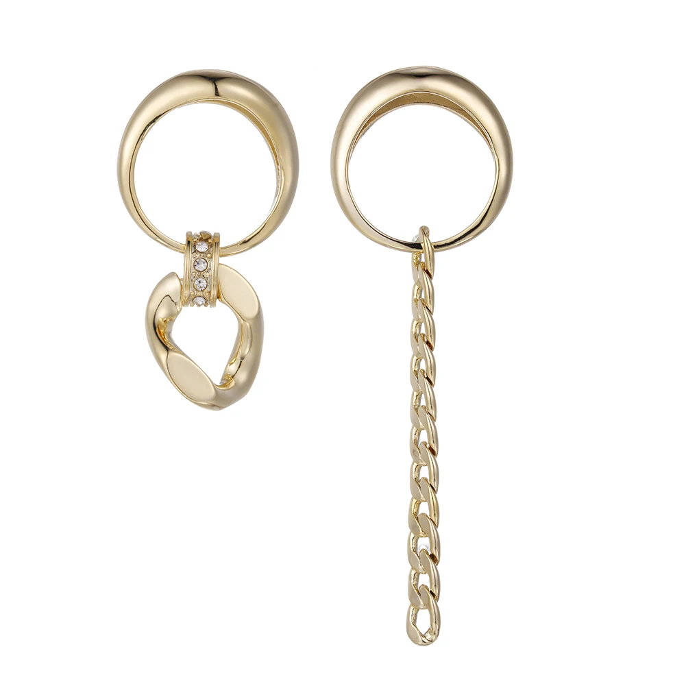 

2021 Creative Design Gold Plated Pendant Long Geometric Drop Earrings For Women, Picture