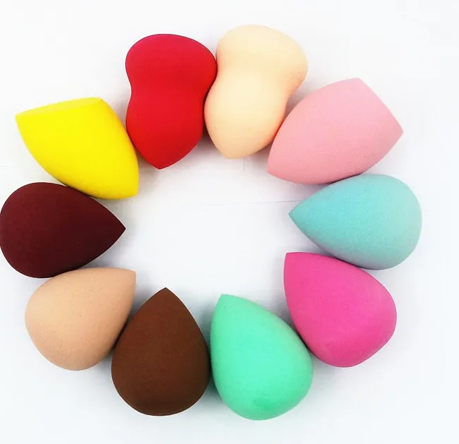 

Multicolor Eco Foundation Beauty Makeup Egg Private Label Powder Puff Waterdrop Shape Makeup Cleaner Egg, Customized color