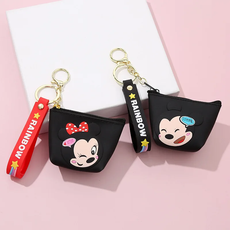

Professional PU PVC Wallets Supplier Ladies Wallet Cartoon Coin Purse Zipper Opening Earphone Storage Bag Couple Silicone Wallet