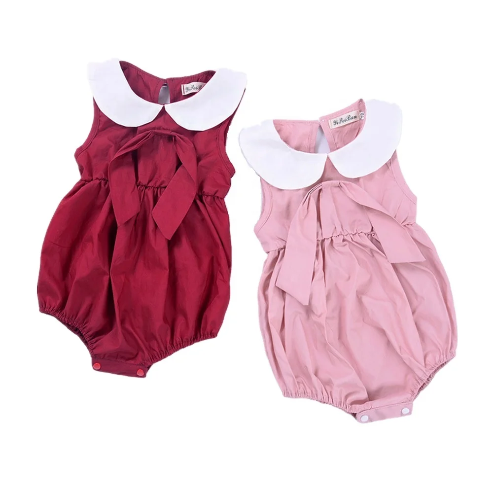 Bkd Gots Organic Infant Toddler Overall Rainbow Pattern Natural Fiber Newborn Romper Baby