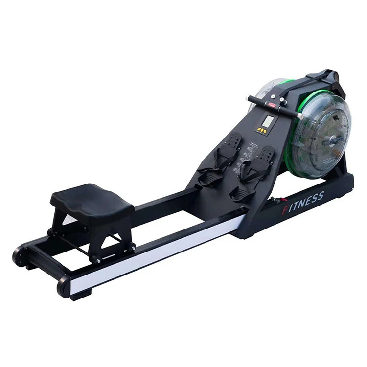 

fashionable commercial water rowing machine multi-function rowing machine household rowing machine, Black