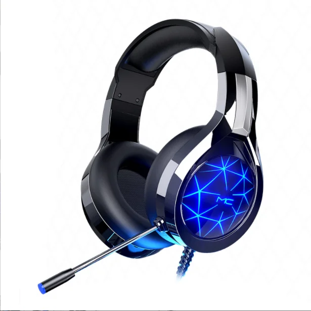 

Headset wholesaler desktop laptop headset esports games USB cable with Mic stereo, Black white