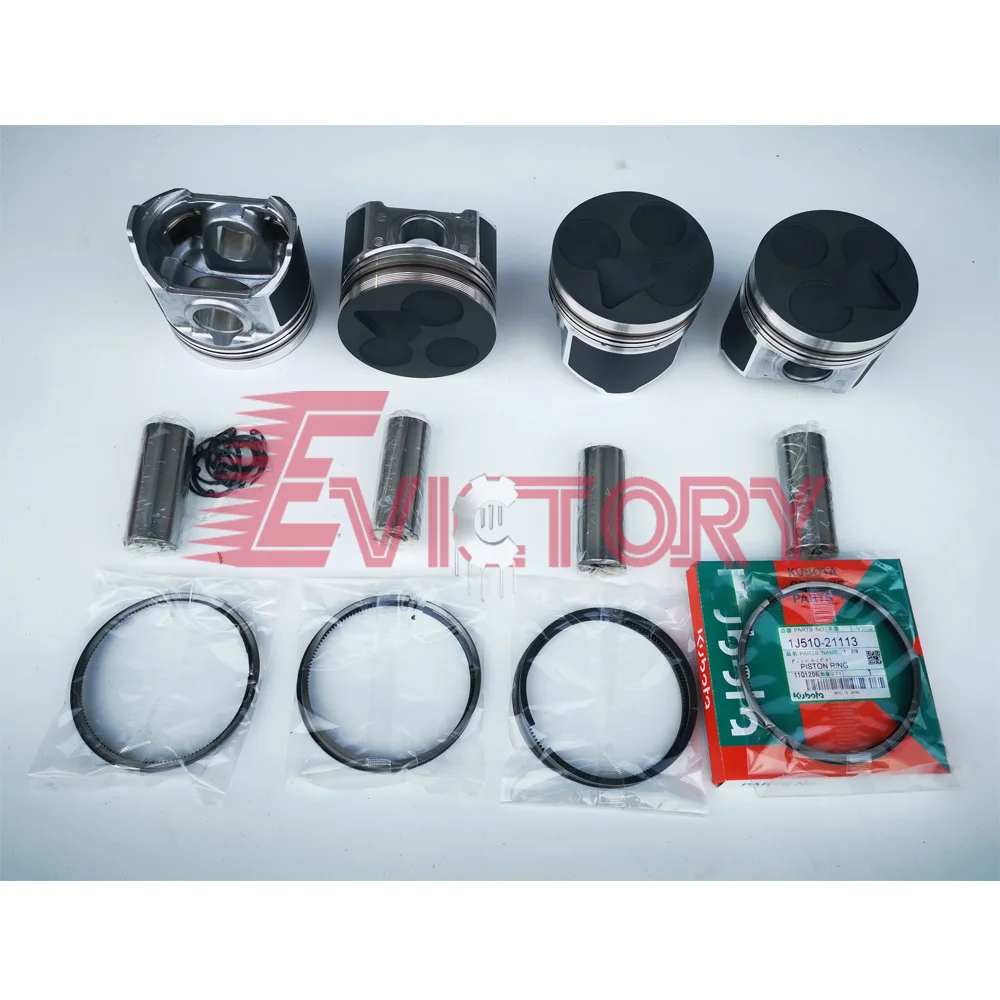 

For Kubota V3600-E3B V3600-DI rebuild overhaul kit piston + ring + full gasket overhaul