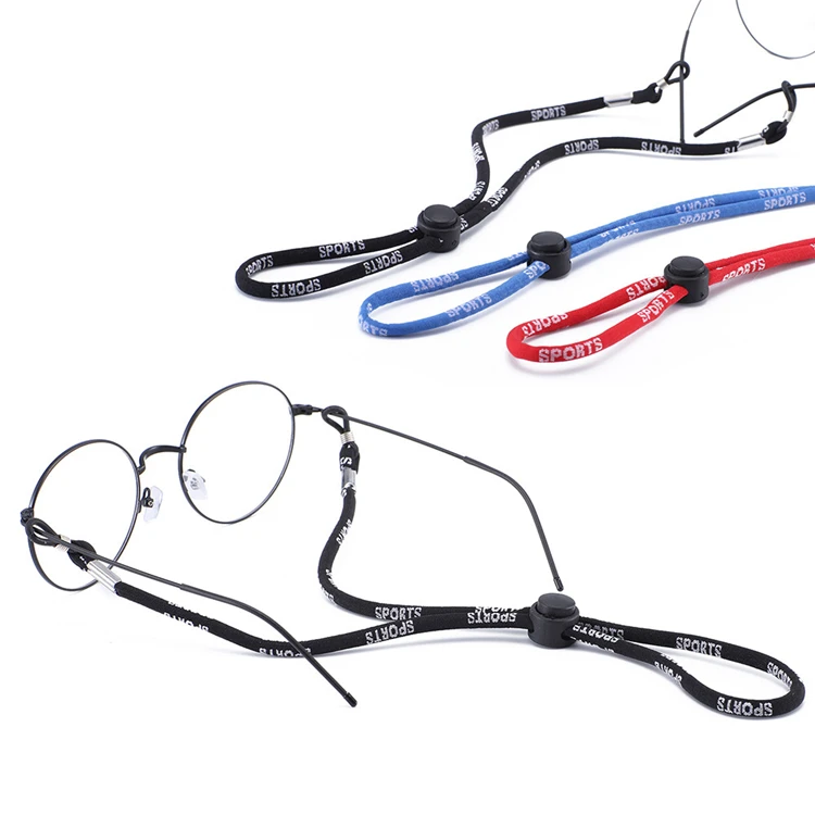 

Adjustable Nylon Holder Neck Cord Strap Eyeglass Glasses String Lanyard, 3 color optional