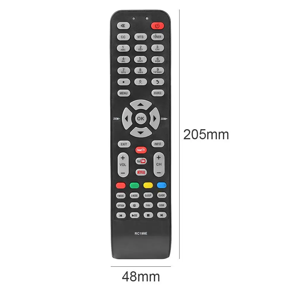 Mando universal para TV Hisense con botón NETFLIX y , en blister