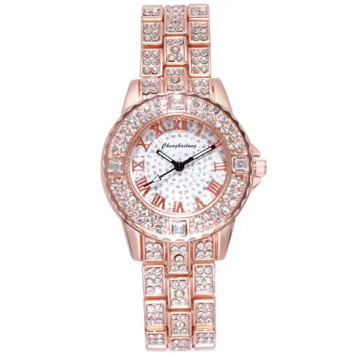 

YT024 2020 New Arrivals rhinestone gold watch ladies watch Luxury watch
