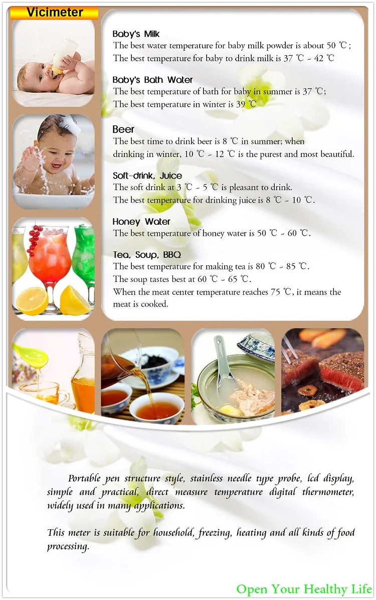 Needle thermometers use