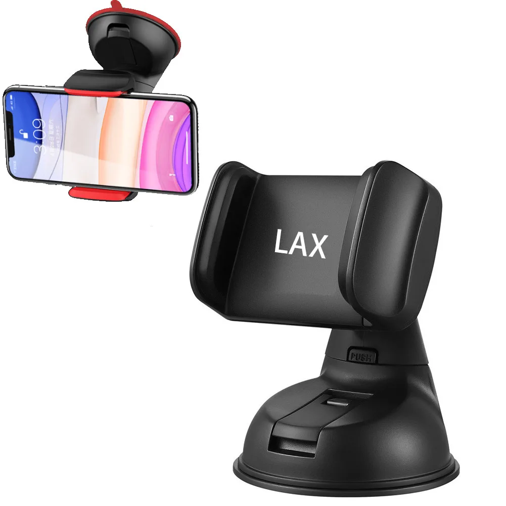 

Free sample Mobile Phone Accessories suction cup Car Phone Holder 360 degree Rotation Dashboard Car Phone Holder, Black white