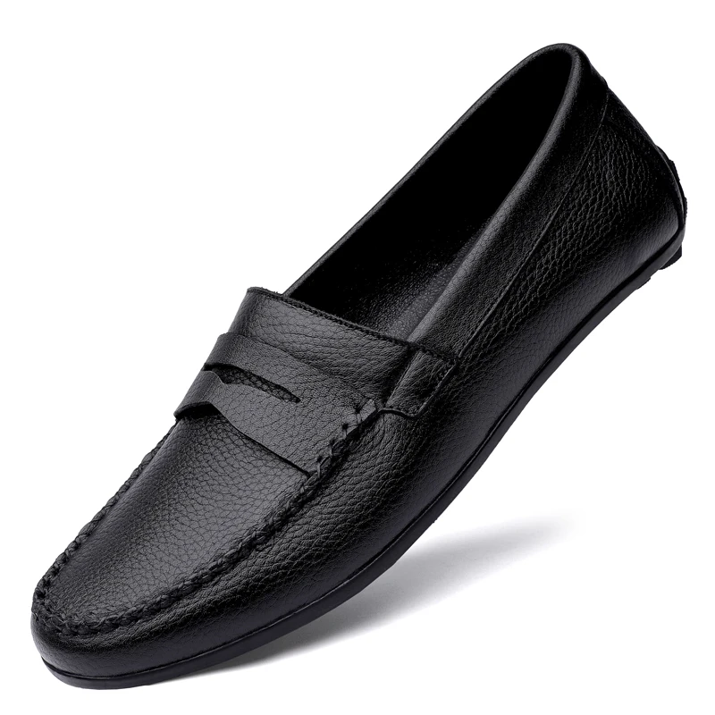 

First-rate Fashion Rubber Sole Shoes Genuine Dress Shoes For Men