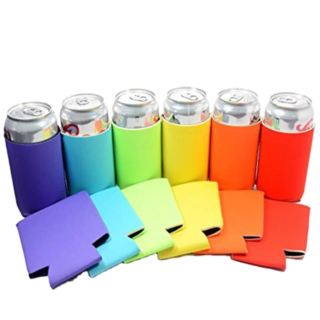 

Wholesale Blank Sublimation Insulated Custom Beer Drink 250Ml 300Ml 473Ml 500Ml Neoprene Foam Can Cooler, Stock color
