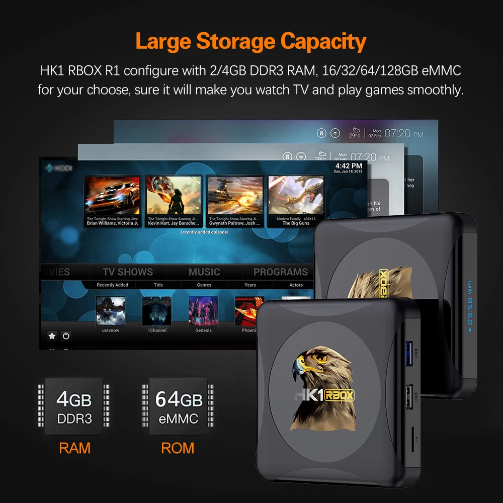 HK1 Rbox R1 Mini - Quad Core 4K Media Player Android 10