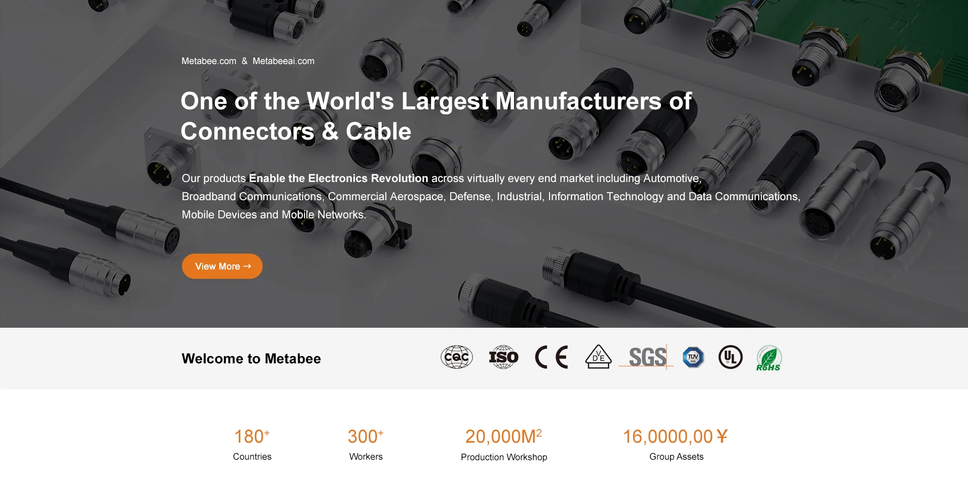 metabee connectors cable manufacturers