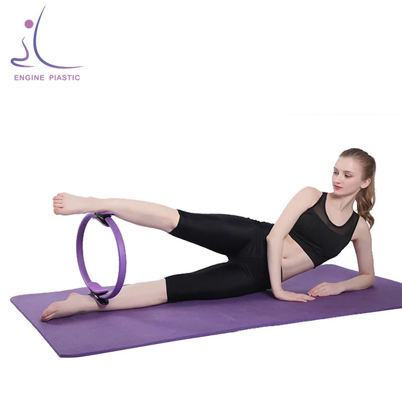 

Custom Fitness Magic Circle pilates Pelring Exercise ring, Purple/ pink/ blue/ black or custom