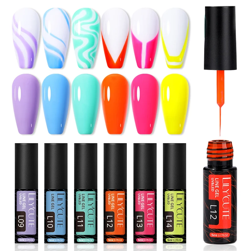 

Nail Wholesale Hot Sale Gel Line Paint Nail Art Gel Polish Platinum Liner Gel Polish for Nail Art Painting